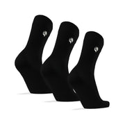 3 Pairs of 80% Bamboo Plain Crew Socks – UK Size 6-11 - Fortune369 Bamboo Gifts