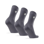 3 Pairs of 80% Bamboo Plain Crew Socks – UK Size 6-11 - Fortune369 Bamboo Gifts
