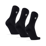 3 Pairs of 80% Bamboo Plain Crew Socks – UK Size 6-11 - Fortune369 Bamboo Gifts
