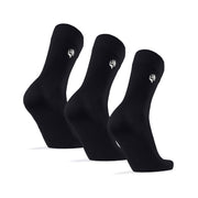 3 Pairs of 80% Bamboo Plain Crew Socks – UK Size 6-11 - Fortune369 Bamboo Gifts
