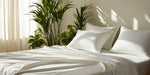 White 100% Organic Bamboo Complete Bedding Set – Hypoallergenic Sleep Bundle - Fortune369 Bamboo Gifts